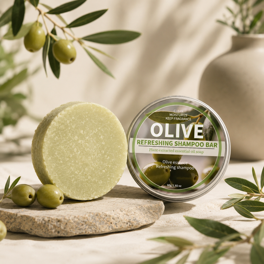 Natural Olive Soap Bar for Face, Body, Hands & Hair