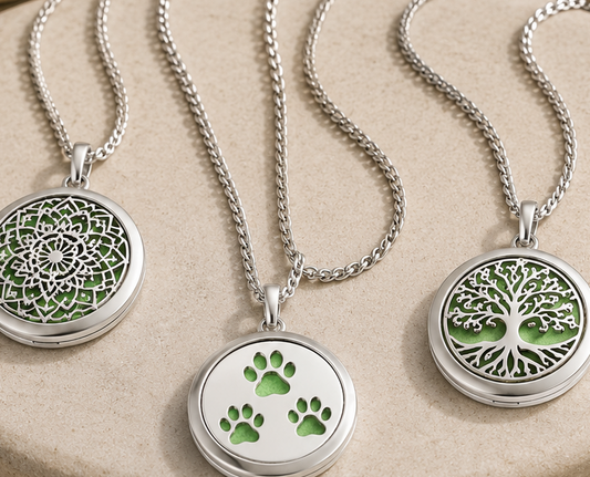 CalmaVidas Aromatherapy Locket — Wear Any Scent, Carry Your Calm